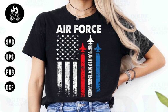 Air Force United States SVG: Bold 4th of July Design Assets