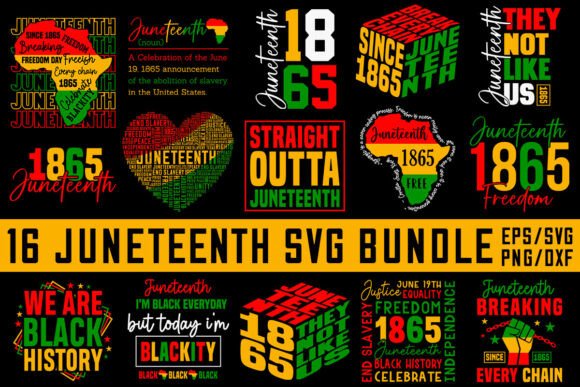 Celebrate Heritage: The Juneteenth SVG Bundle, Juneteenth 1865