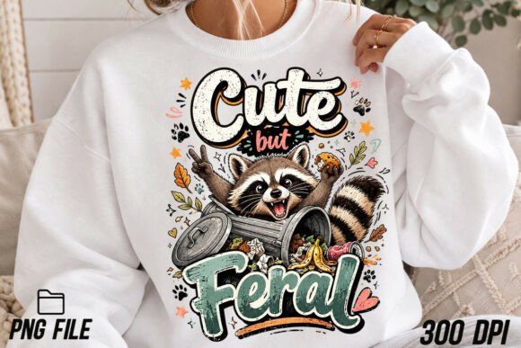 Cute but Feral Funny Raccoon PNG: Unleash Your Wild Side