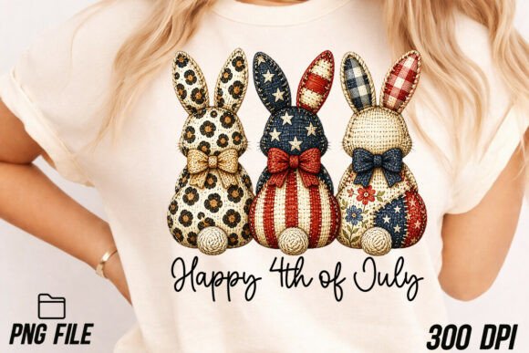 Patchwork Bunny Happy 4th of July PNG: A Designer's Guide