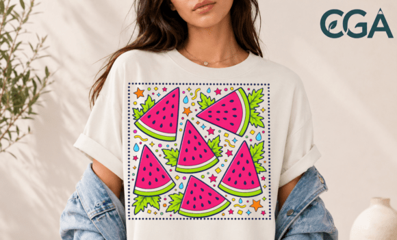 Retro Watermelon Slices Summer Fruit PNG: A Burst of Nostalgia