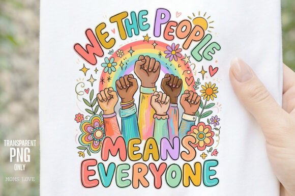 We the People Means Everyone PNG: A Vibrant Symbol of Unity